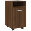 vidaXL Side Cabinet Brown Oak Engineered Wood Small Side Cabinet