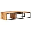 vidaXL Coffee Table Set of 2 Brown