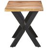 vidaXL Dining Table Honey Solid Acacia wood 55.1 x 27.6 x 29.5 in