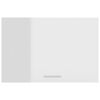 vidaXL Hanging Cabinet High gloss white Engineered wood