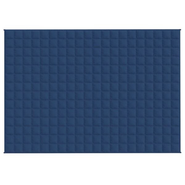 vidaXL Weighted Blanket Blue
