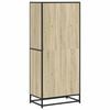 vidaXL Bookcase Sonoma oak Engineered wood Medium Modern Sturdy