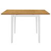 vidaXL Dining Set White and brown
