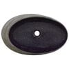 vidaXL Countertop Basin Purple and Grey Oval 23.2x15.7x5.5" Ceramic