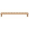vidaXL Wall Hanging Rack Wall-mounted Natural 24.41 x 3.94 x 4.92 in