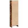 vidaXL Bookcase Smoked Oak Engineered Wood Medium Bookcase Rectangular