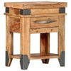 vidaXL Bedside Cabinet Natural Wood Solid Acacia wood