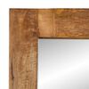 vidaXL Mirror Honey Brown Solid Mango Wood, Glass Medium