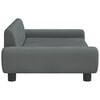 vidaXL Kids Sofa Dark Grey Velvet (100% polyester), solid pine wood, plastic
