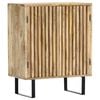 vidaXL Sideboard Natural wood Solid mango wood Size: 23.6 x 13.8 x 29.5 in