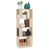 vidaXL Book Cabinet Pine wood Solid pine wood