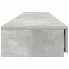 vidaXL Bed Drawers with Drawer Concrete Grey 70.87 x 14.37 x 6.50 in
