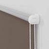 vidaXL Roller Blind Coffee 100% Polyester 21.7x59.1 in Height-Adjustable