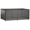 vidaXL Garden Furniture Cover Set of 2 Black Polyethylene, aluminum