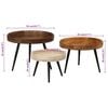 vidaXL Coffee Table Set of 3