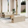 vidaXL Garden Sofa Set Beige