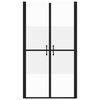 vidaXL Shower Door Half Frosted ESG (32.7"-33.9")x74.8"