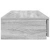 vidaXL Bed Drawers Grey Sonoma 47.24 x 14.37 x 6.50 in Engineered Wood