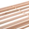 vidaXL Shoe Rack Natural Wood Solid Fir Wood Medium Shoe Rack