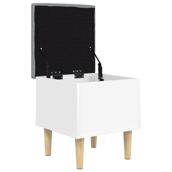 vidaXL Storage Bench White