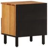 vidaXL Bedside Cabinet Set of 2 Natural wood