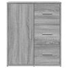 vidaXL Sideboards 2 pcs Gray Sonoma 23.6"x12.2"x27.6" Engineered Wood