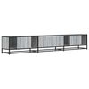 vidaXL TV Cabinet Grey Sonoma Engineered wood, metal Large TV Cabinet
