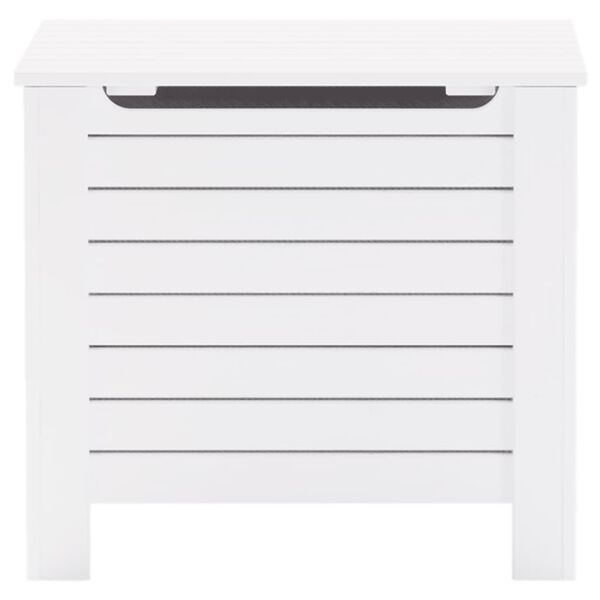 vidaXL Storage Box White Solid pine wood 23.6 x 19.3 x 21.3 in