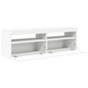 vidaXL TV Cabinet White Engineered Wood Large TV Cabinet Rectangular