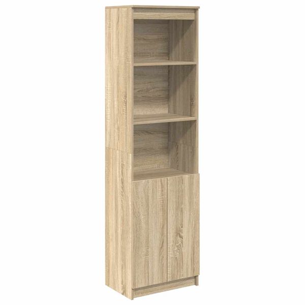 vidaXL Highboard Sonoma oak Engineered wood Tall cabinet Highboard