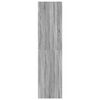 vidaXL Wardrobe Grey Sonoma Engineered wood Compact Wardrobe