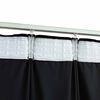 vidaXL Blackout Curtains 2 pcs with Hooks Velvet Black 55.1x88.6"