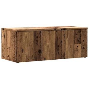 vidaXL TV Cabinet Old Wood 31.5x13.4x11.8" Engineered Wood