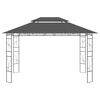 vidaXL Gazebo Anthracite Steel Large Portable Gazebo Rectangular