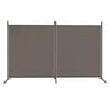 vidaXL 2-Panel Room Divider Anthracite 137"x70.9" Fabric