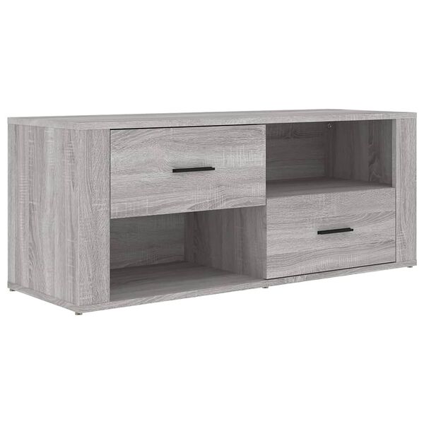 vidaXL TV Cabinet Grey Sonoma Engineered wood Medium TV Cabinet