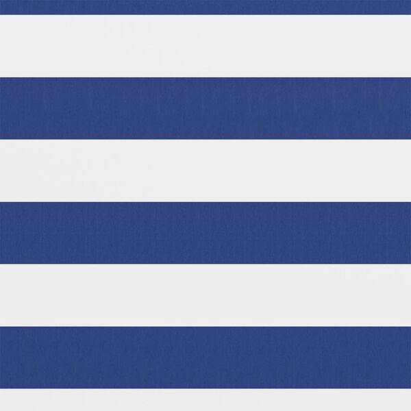 vidaXL Balcony Screen White and Blue 35.4"x157.5" Oxford Fabric
