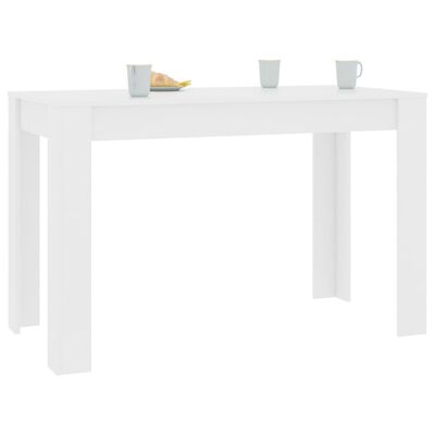 vidaXL Dining Table White 47.2"x23.6"x29.9" Engineered Wood