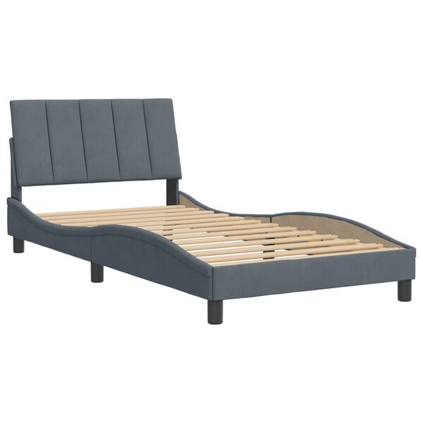 vidaXL Bed Frame Dark Grey