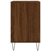 vidaXL Shoe Cabinet Brown oak Engineered wood, metal Medium Shoe Cabinet