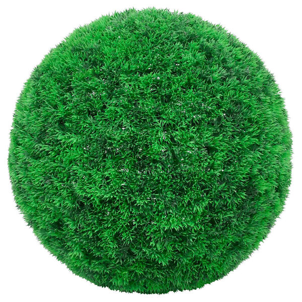 vidaXL Artificial Boxwood Ball Green Polyethylene Medium