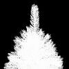 vidaXL Christmas Tree White PE (Polyethylene), Steel Medium Durable