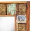 vidaXL Mirror Multicolor Solid reclaimed wood Medium Decorative Inlays