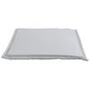 vidaXL Garden Seat Pad Set of 4 Light grey Polyester, Foam 17.7x17.7 in