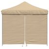 vidaXL Party Tent Beige Oxford fabric Large Foldable Party Tent