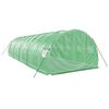 vidaXL Greenhouse Green Polyethylene, Galvanized Steel 323 sq ft