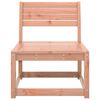 vidaXL Garden Sofa Natural Wood Solid Douglas Fir wood 25 in Width