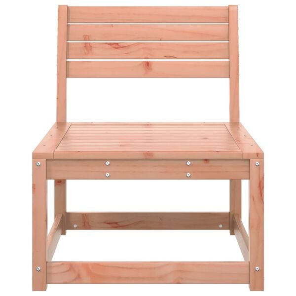 vidaXL Garden Sofa Natural Wood Solid Douglas Fir wood 25 in Width