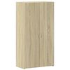 vidaXL File Cabinet Sonoma Oak 23.6"x12.6"x45.3" Engineered Wood