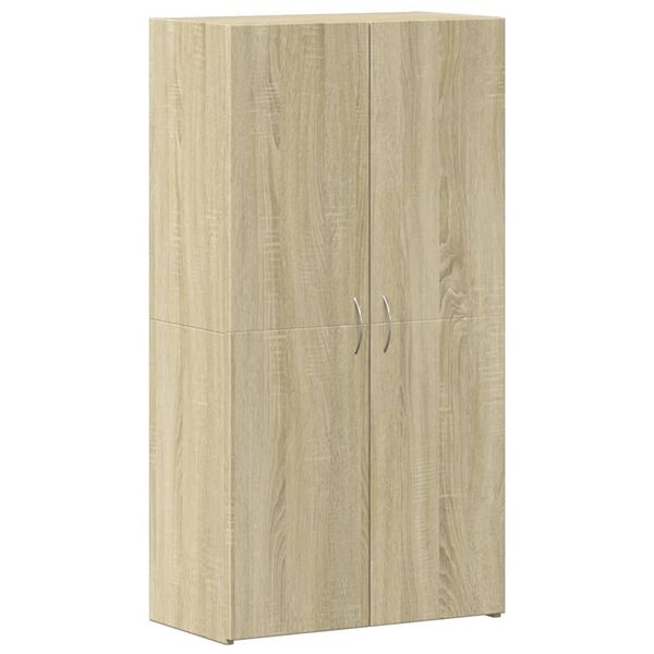 vidaXL File Cabinet Sonoma Oak 23.6"x12.6"x45.3" Engineered Wood